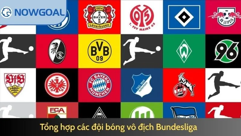 Tổng hợp các đội bóng vô địch Bundesliga